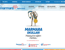 Tablet Screenshot of marmarasaglikkoleji.com